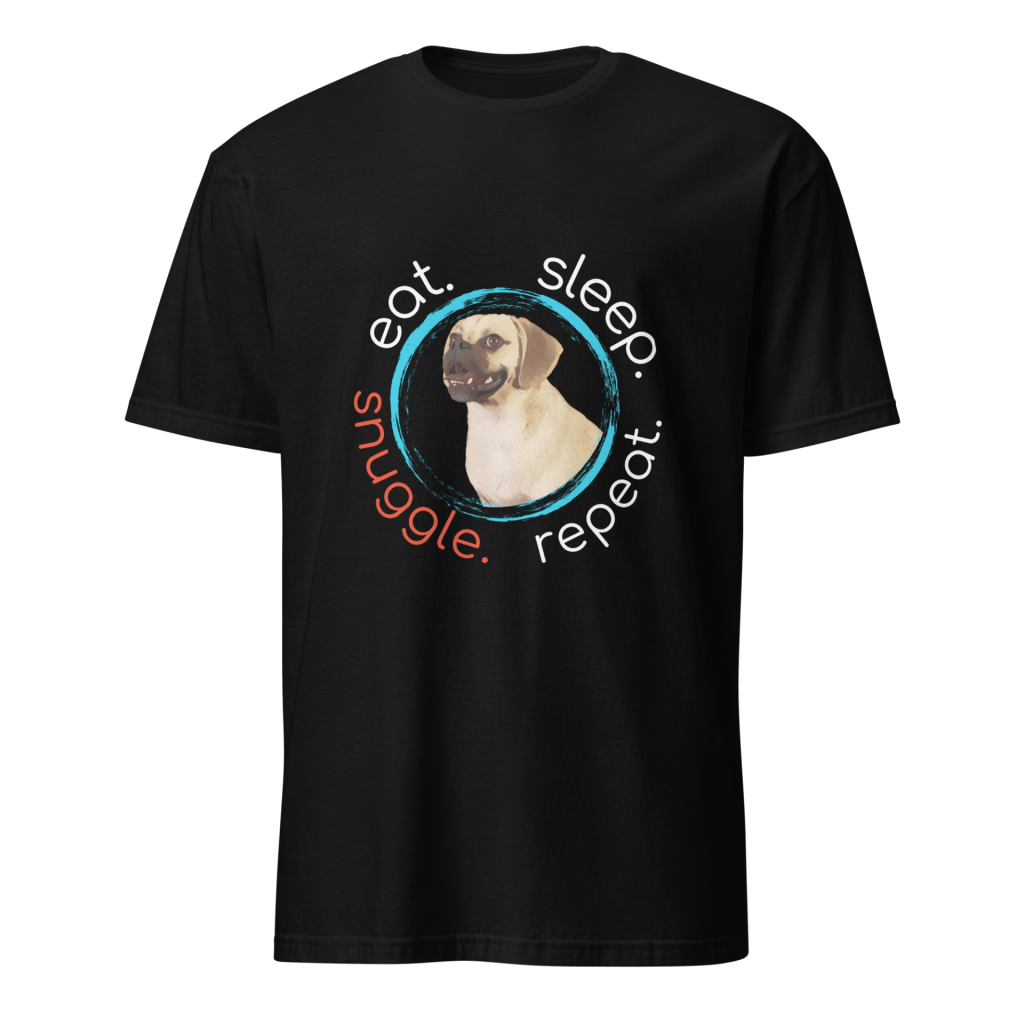 Eat Sleep Snuggle Repeat classic t-shirt black