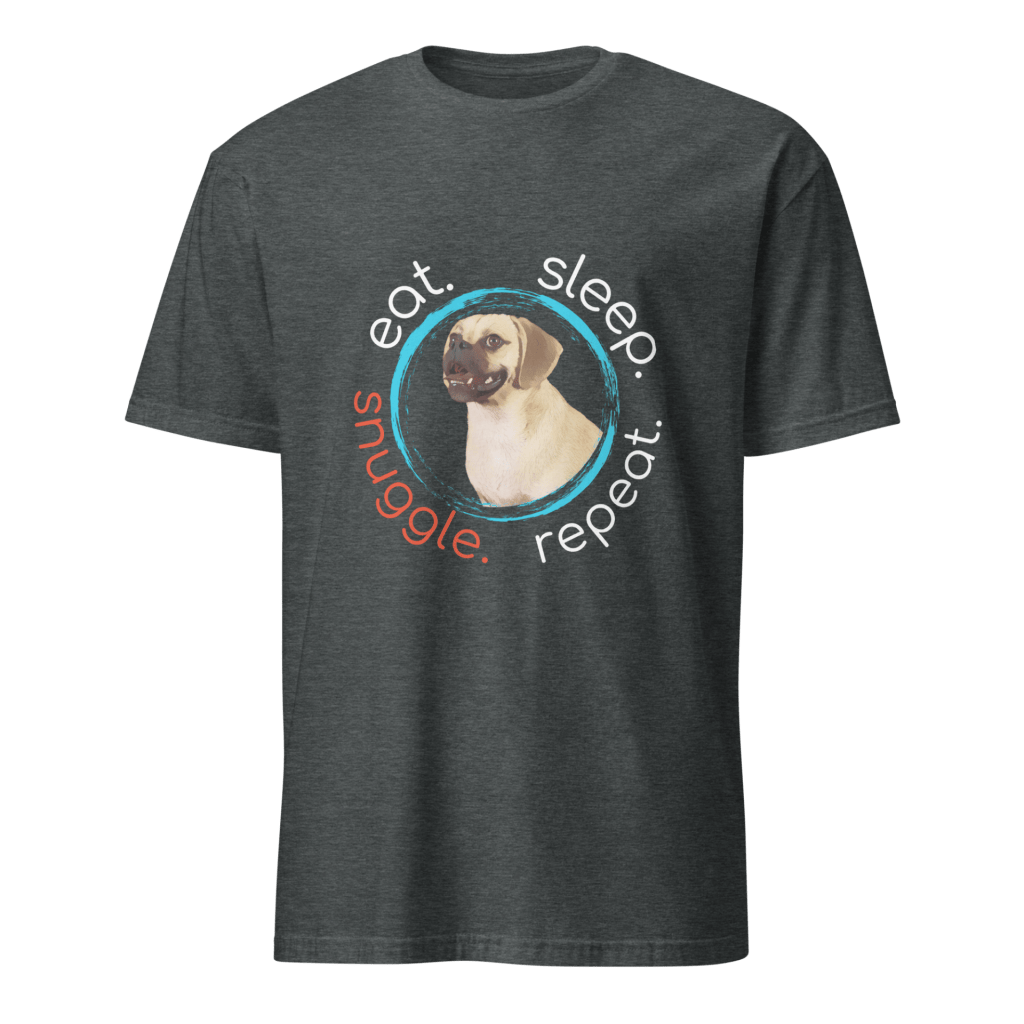 Eat Sleep Snuggle Repeat classic t-shirt heather