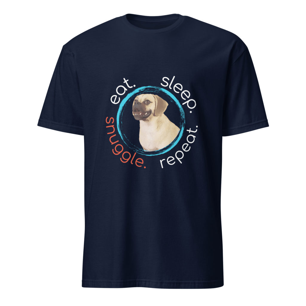 Eat Sleep Snuggle Repeat classic t-shirt navy
