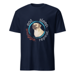 Eat Sleep Snuggle Repeat classic t-shirt navy