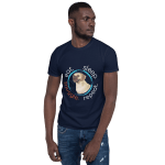 Eat Sleep Snuggle Repeat men's classic t-shirt navy